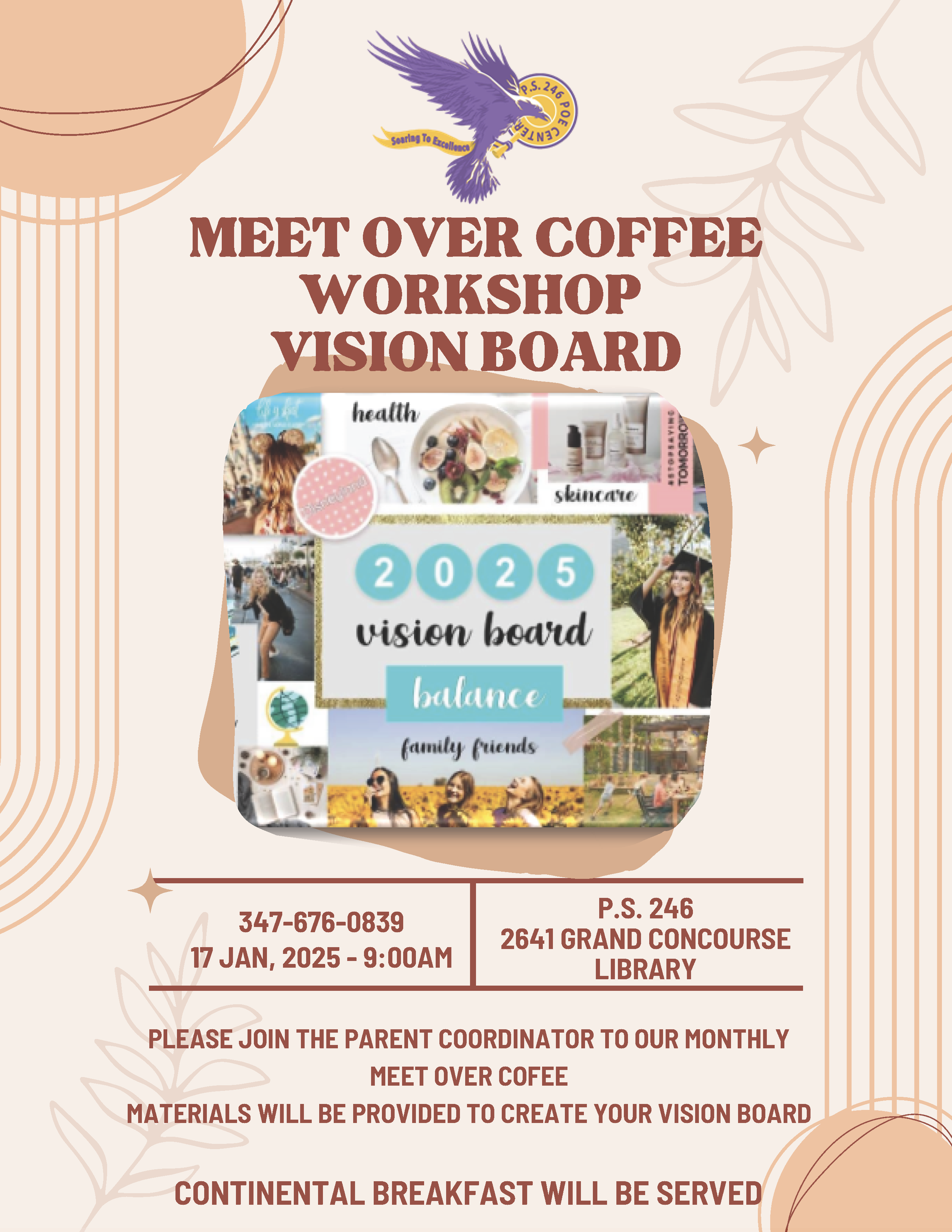 Meet Over Coffee Workshop Vision Board